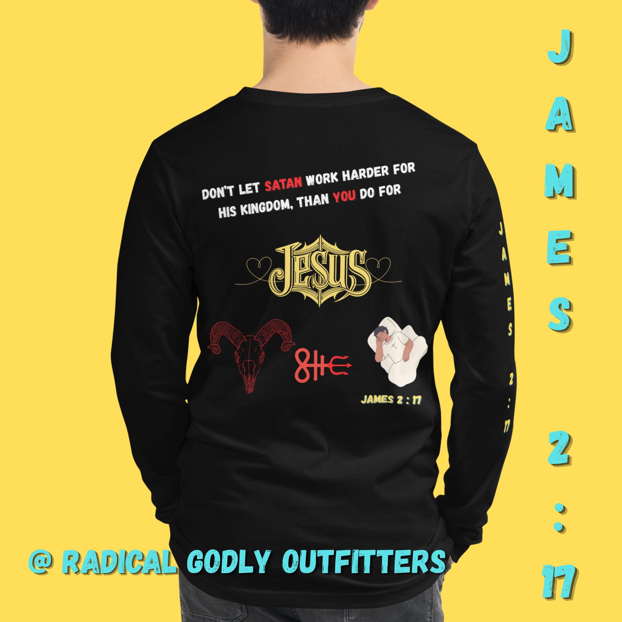 Dead Faith Revival Corp. - "Outpace satan" | LONG SLEEVE