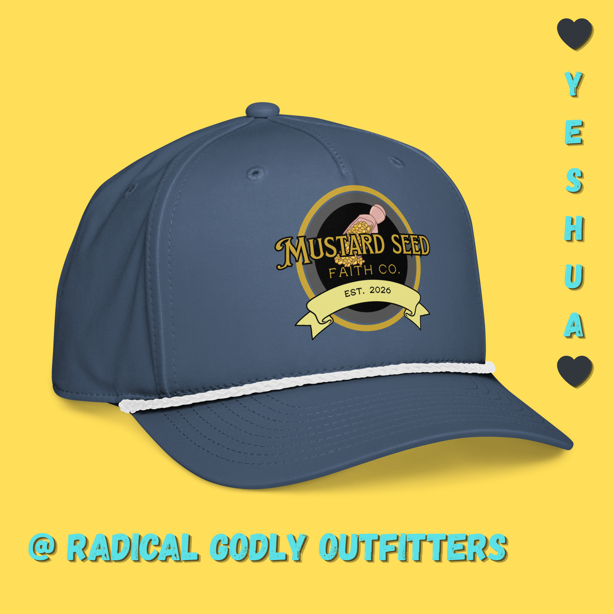 Mustard Seed Faith Co. Rope Cap