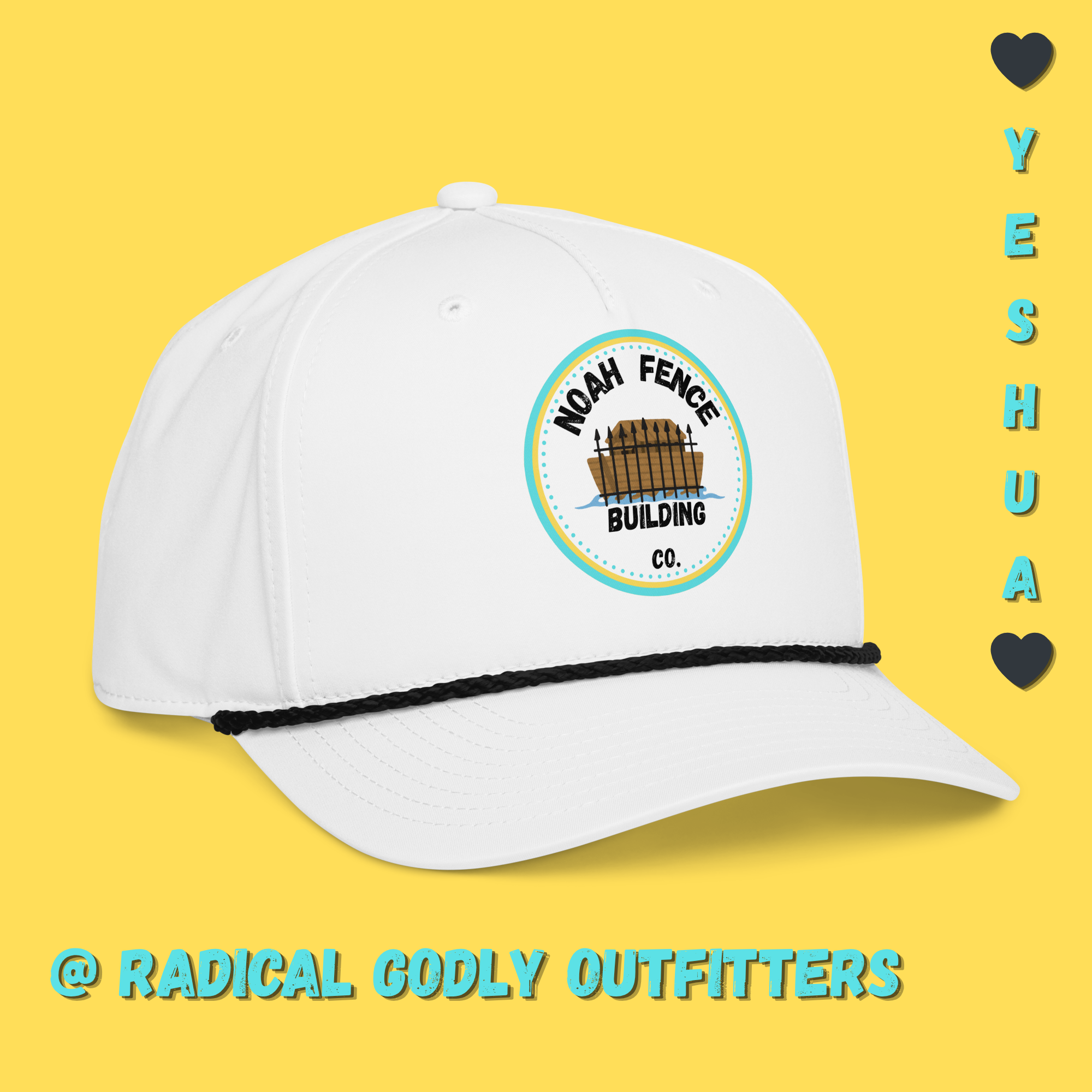 Noah Fence White Rope Cap